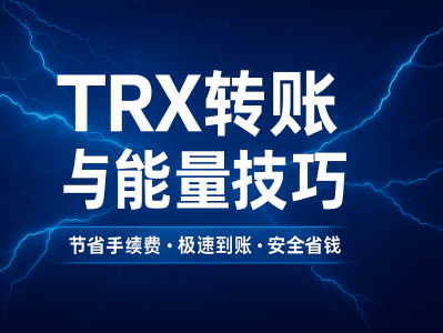 TRX转账与能量技巧 | 降低手续费的TRON能量优化方法