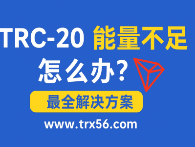 TRC-20 能量不足怎么办？最全解决方案与节省手续费技巧